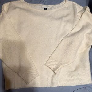 American Eagle Outfitters Soft Cream Sweater